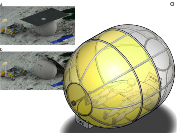 Inflatable Habitats Tent Will Allow Astronauts to Camp On The Moon